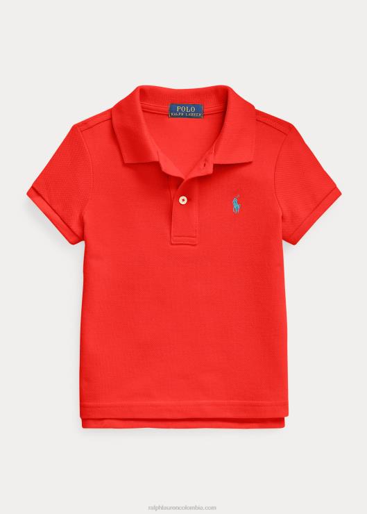 polo de malla de algodón niños pétalo de rosa Ralph Lauren 2XR2V6766