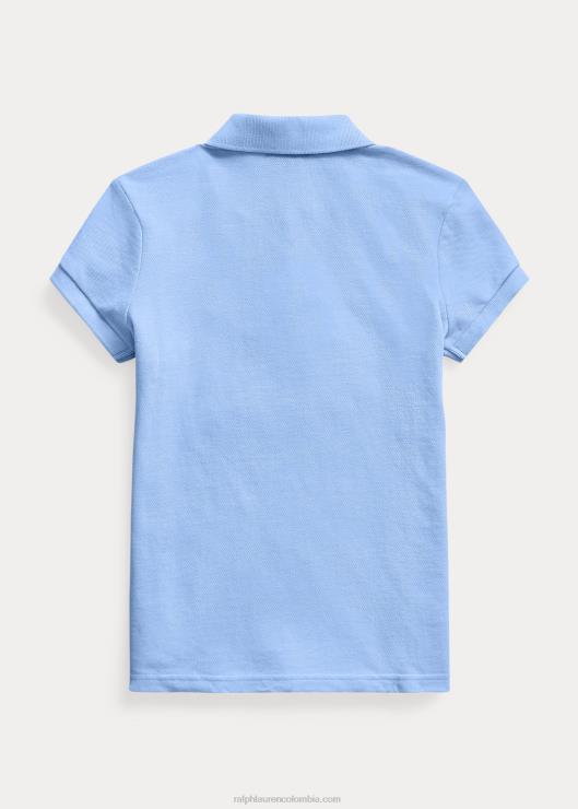polo de malla de algodón niños puerto isla azul Ralph Lauren 2XR2V6990