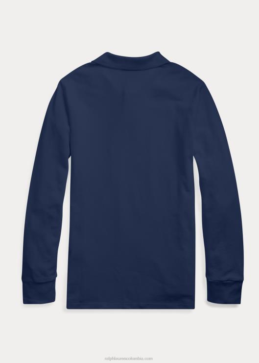 polo uniforme de manga larga niños Marina de Newport Ralph Lauren 2XR2V6232
