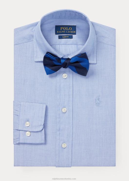 camisa de vestir regent slim fit niños azul Ralph Lauren 2XR2V5829