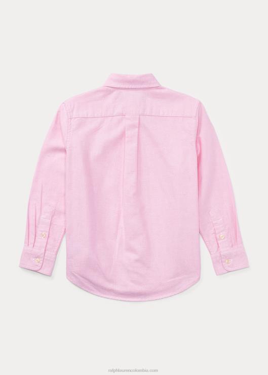 la icónica camisa oxford niños nueva rosa Ralph Lauren 2XR2V5710