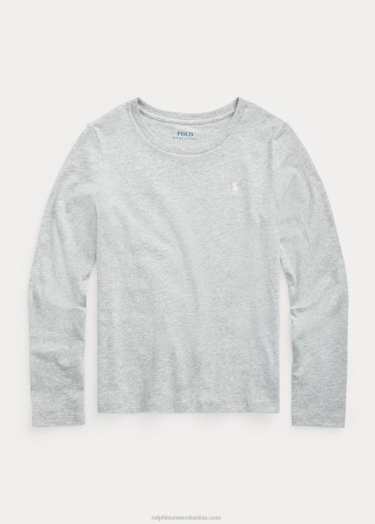 camiseta de punto de algodón niños y sobre brezo Ralph Lauren 2XR2V7216