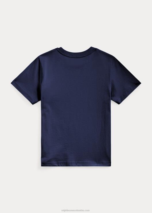 playera de jersey de algodón con logo niños Marina de Newport Ralph Lauren 2XR2V5767