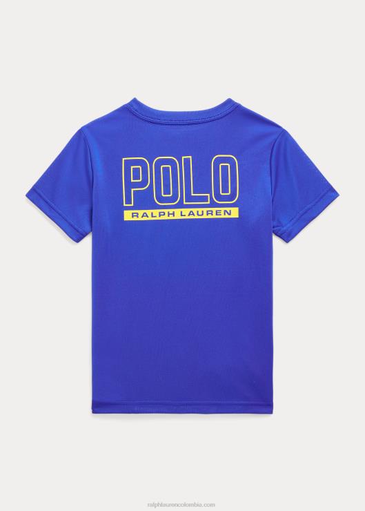 playera de punto con logo niños estrella de zafiro Ralph Lauren 2XR2V9774