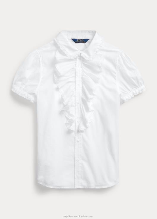 top y camisola de gasa de algodón con volantes niñosRalph Lauren 2XR2V7584