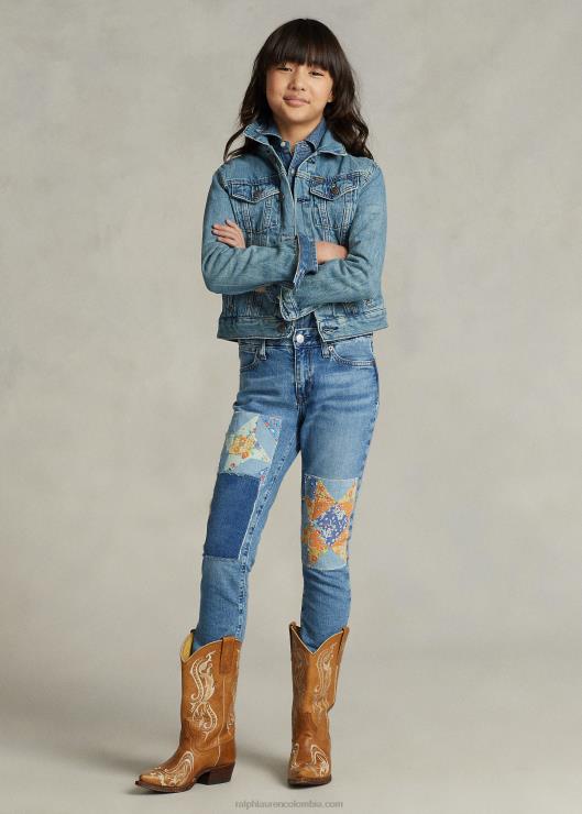 chamarra de camionero de mezclilla niños lavado de dafnie Ralph Lauren 2XR2V6972