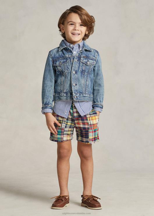 chamarra de camionero de mezclilla niños lavado de timmons Ralph Lauren 2XR2V6436