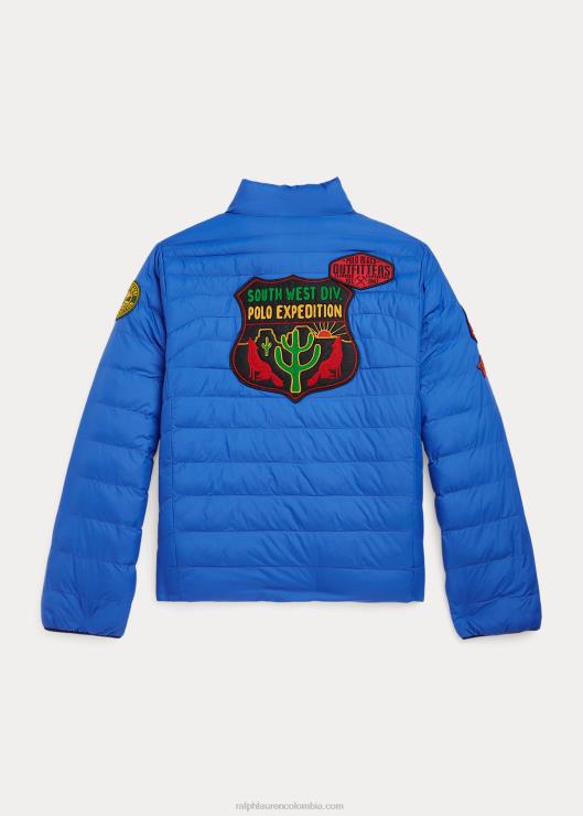 chamarra reversible p-layer 2 niños dakota azul multi Ralph Lauren 2XR2V7576