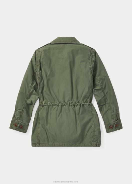 chaqueta excedente de sarga de algodón niños sendero del jardín Ralph Lauren 2XR2V7208