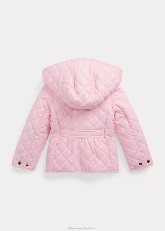 chaqueta militar acolchada resistente al agua niños rosa carmelo Ralph Lauren 2XR2V7370