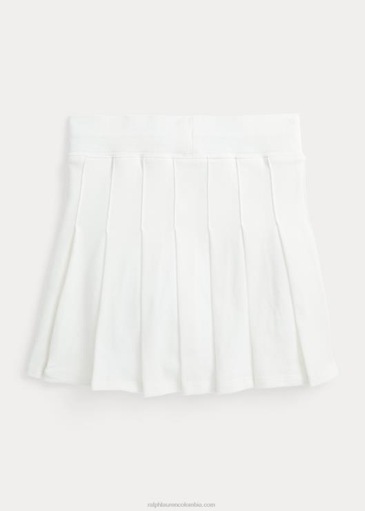 falda pantalón de malla plisada niños lavaplatos blanco Ralph Lauren 2XR2V7065