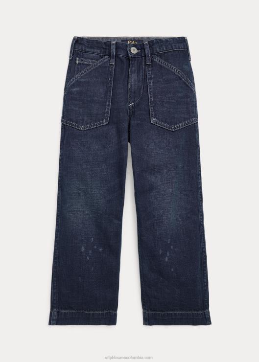 jeans de inspiración náutica niños lavado de pozo sur Ralph Lauren 2XR2V6536