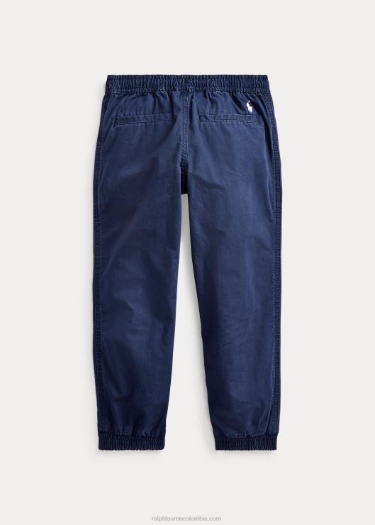 joggers de popelina de algodón niños Marina de Newport Ralph Lauren 2XR2V5922