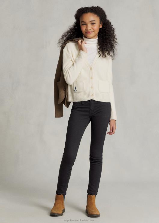 leggins de mezclilla aubrie niños lavado de kora Ralph Lauren 2XR2V6977