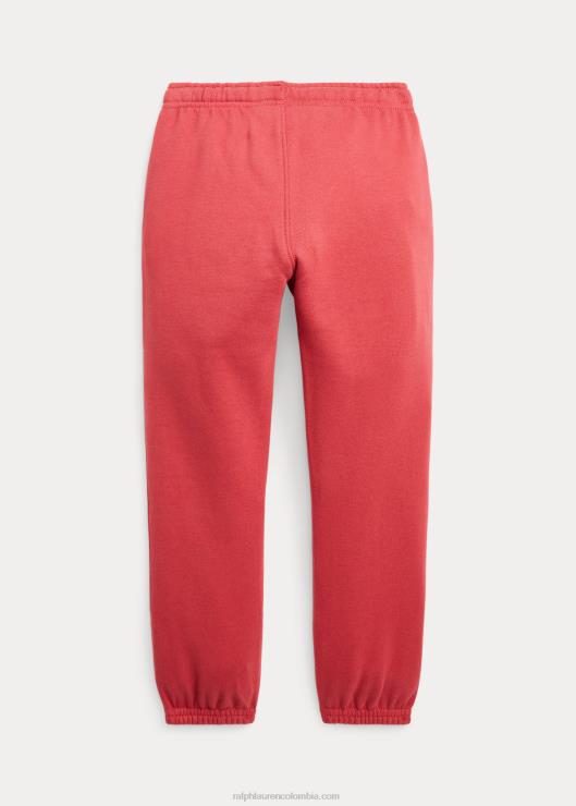 pantalón jogger de polar niños guindilla/cazador azul marino Ralph Lauren 2XR2V7385
