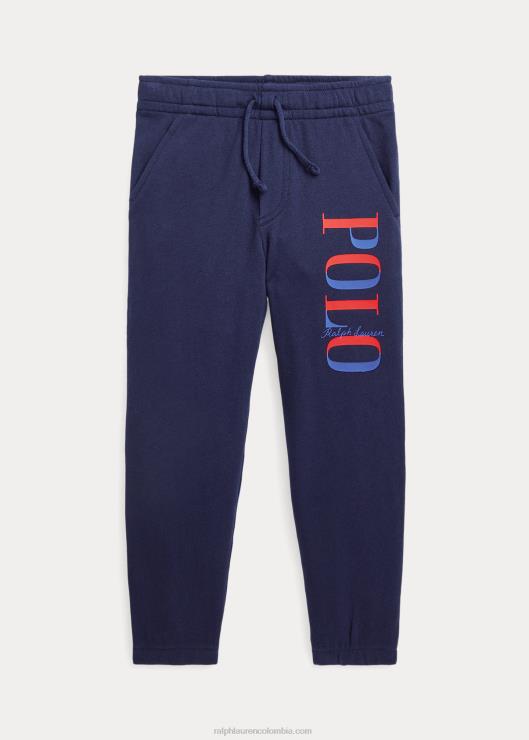 pantalones de chándal Spa Terry con logo niños Marina de Newport Ralph Lauren 2XR2V6466