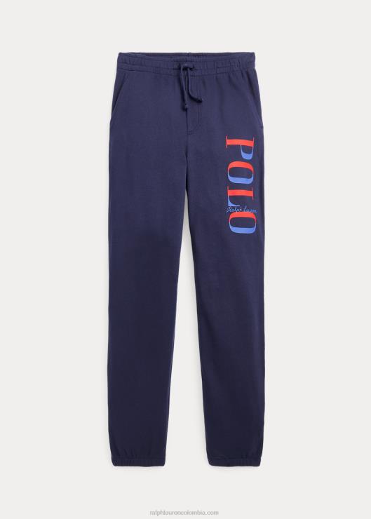 pantalones de chándal Spa Terry con logo niños Marina de Newport Ralph Lauren 2XR2V6609