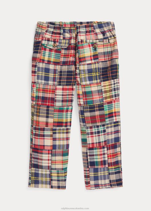 pantalones de madrás con patchwork de polo prepster niñosRalph Lauren 2XR2V6481