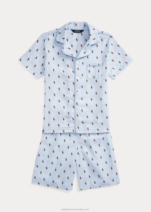 juego de dormir de sarga polo pony niños oficina azul Ralph Lauren 2XR2V6394