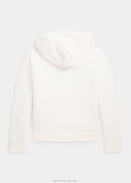 gran pony sudadera con capucha de lana niños lavaplatos blanco Ralph Lauren 2XR2V7496