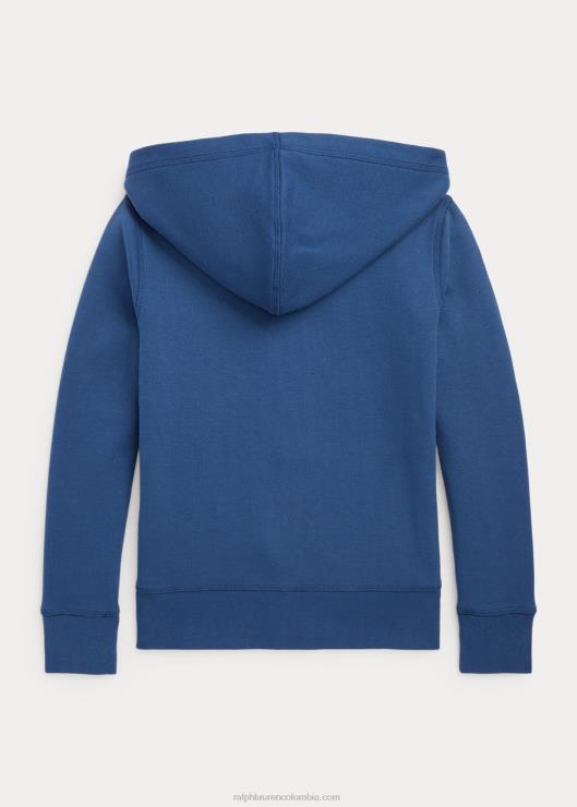 sudadera con capucha de felpa francesa niños azul marino noche/pimienta picante Ralph Lauren 2XR2V7029