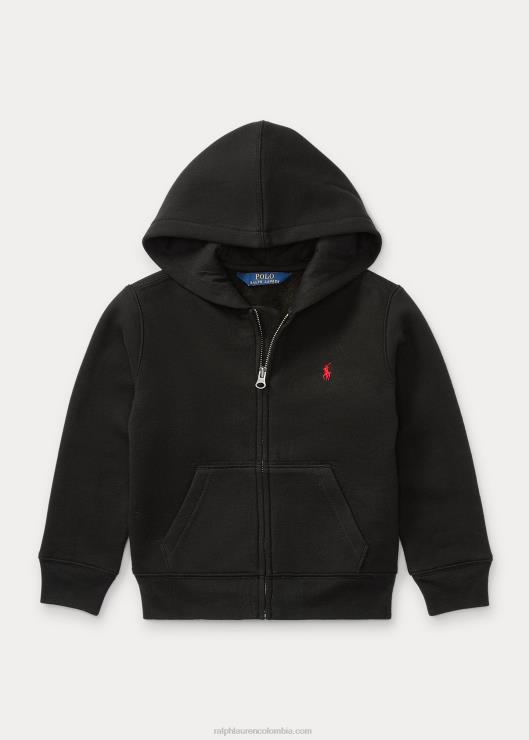 sudadera con capucha de mezcla de algodón niños negro Ralph Lauren 2XR2V5925