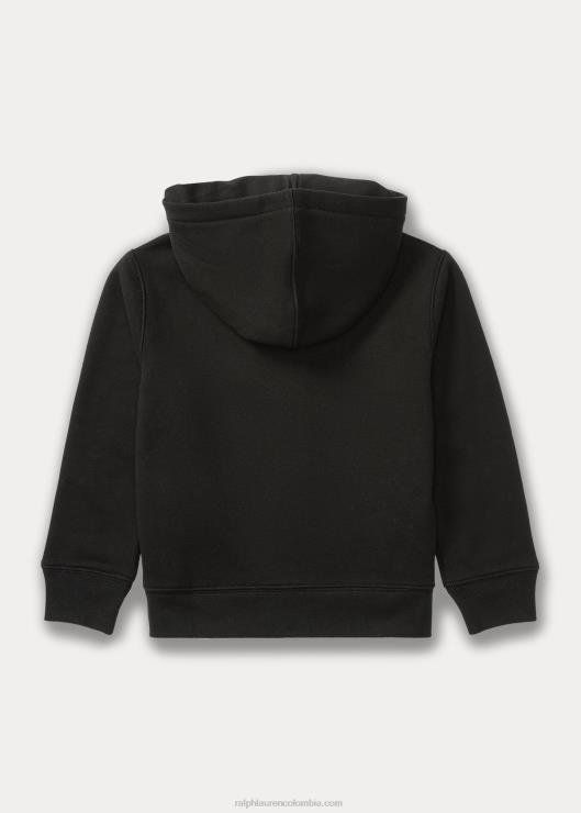 sudadera con capucha de mezcla de algodón niños negro Ralph Lauren 2XR2V5925
