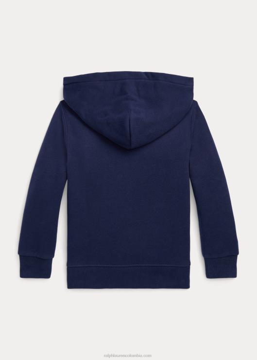 sudadera con capucha de polar big pony ombre niños marina de crucero Ralph Lauren 2XR2V6520