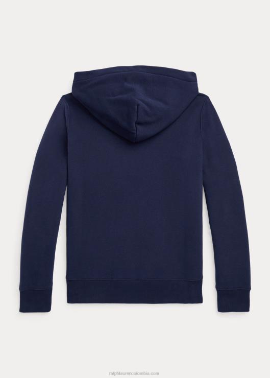 sudadera con capucha de polar big pony ombre niños marina de crucero Ralph Lauren 2XR2V6647