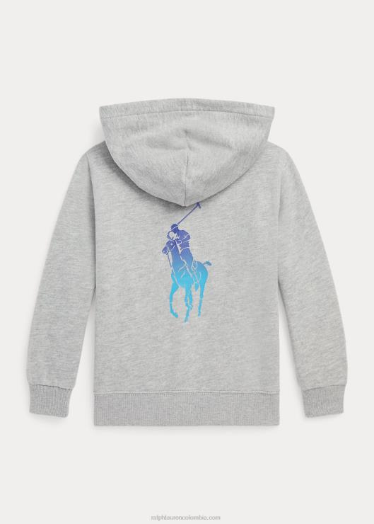 sudadera con capucha y cremallera completa niños y sobre brezo Ralph Lauren 2XR2V6514