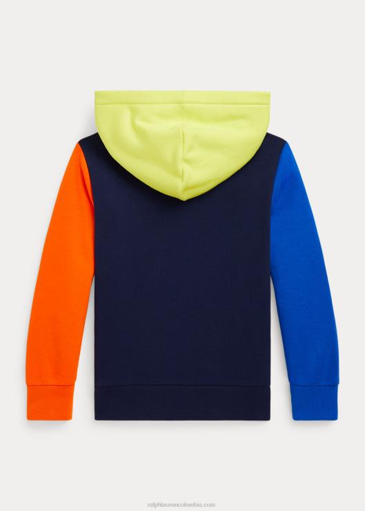 sudadera con capucha y diseño de polo bear niños salvia oscura multi Ralph Lauren 2XR2V6531