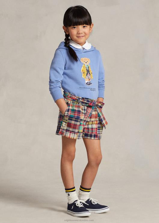 sudadera polar con osito polo niños puerto isla azul Ralph Lauren 2XR2V7348