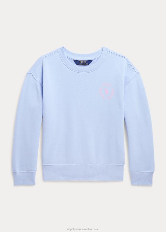 sudadera con logo de gran pony niños bebe azul Ralph Lauren 2XR2V6712