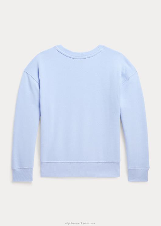 sudadera con logo de gran pony niños bebe azul Ralph Lauren 2XR2V6712