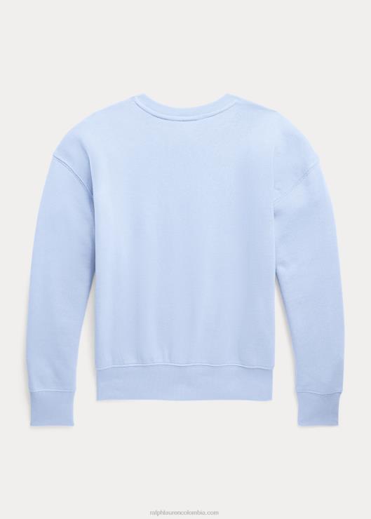 sudadera con logo de gran pony niños bebe azul Ralph Lauren 2XR2V9979