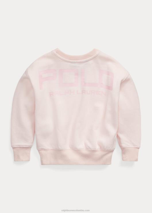 sudadera con logo niños rosa acacia Ralph Lauren 2XR2V7425