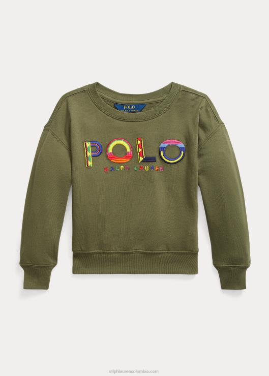 sudadera con logo niños salvia oscura Ralph Lauren 2XR2V9949