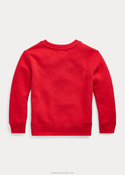 sudadera polar niños rl2000 rojo Ralph Lauren 2XR2V5929