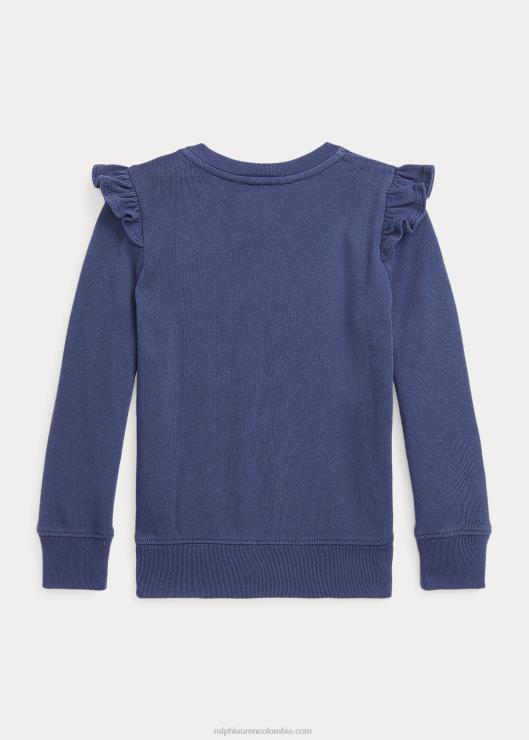 sudadera spa con volantes niños azul marino rústico Ralph Lauren 2XR2V7433