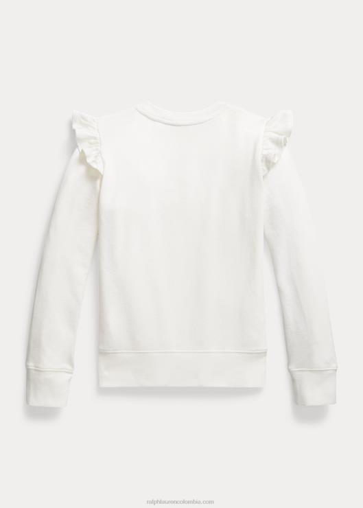 sudadera spa con volantes niños lavaplatos blanco Ralph Lauren 2XR2V7184