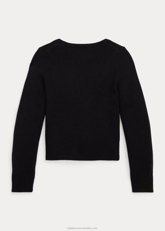 abrigo suéter niños negro Ralph Lauren 2XR2V7462