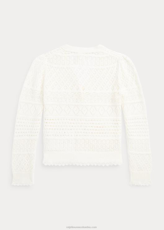 cárdigan de punto pointelle niños nevis Ralph Lauren 2XR2V6851