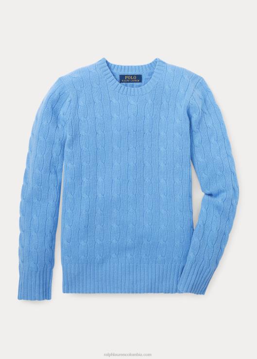 el icónico jersey de punto de ochos de cachemira niños nuevo campo de litch Ralph Lauren 2XR2V6213