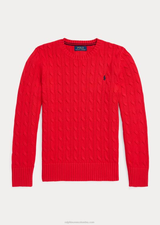 jersey de ochos de algodón niños rl2000 rojo Ralph Lauren 2XR2V6548