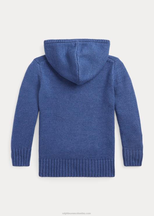 suéter con capucha y osito de polo niños viejo real Ralph Lauren 2XR2V9766