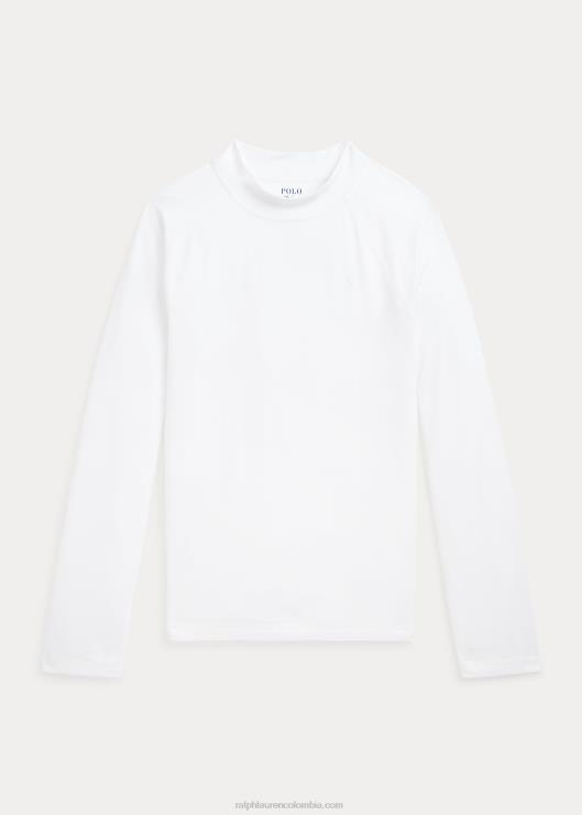 protector contra erupciones de jersey de rendimiento niños Ceramica Blanca Ralph Lauren 2XR2V6003