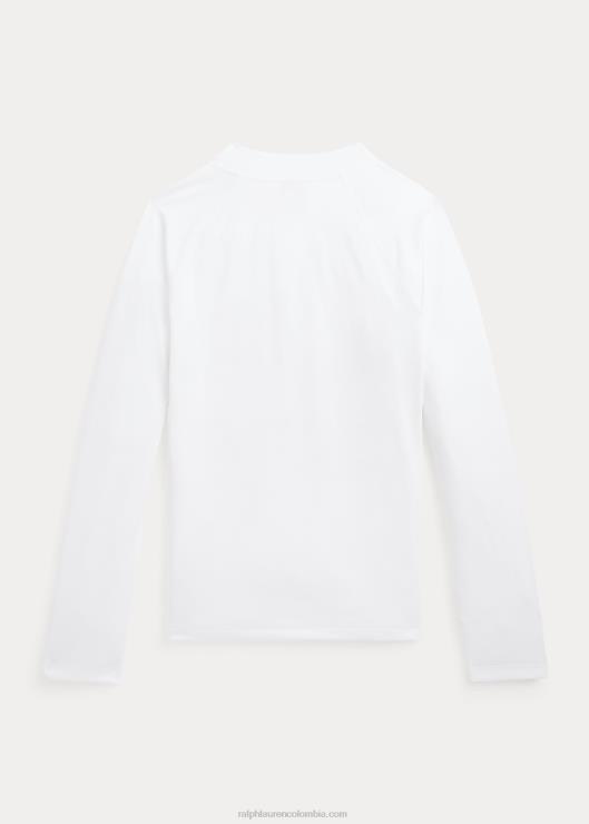 protector contra erupciones de jersey de rendimiento niños Ceramica Blanca Ralph Lauren 2XR2V6003