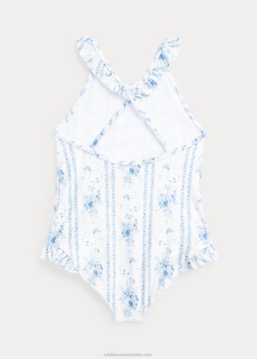 traje de baño de una pieza elástico floral niños alina floral Ralph Lauren 2XR2V6847