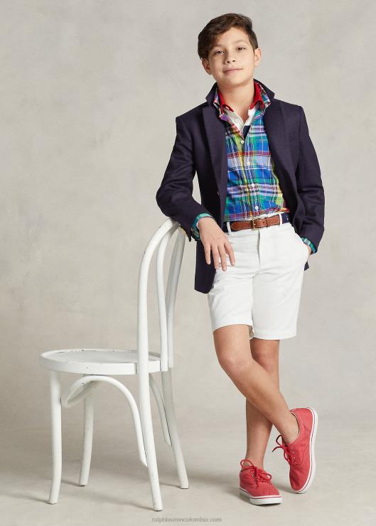 el icónico blazer de ante niños Armada Ralph Lauren 2XR2V5635