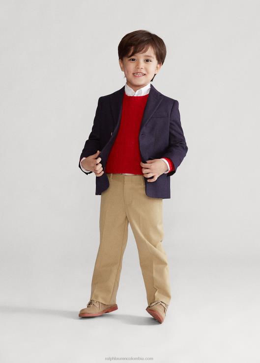 el icónico blazer de ante niños Armada Ralph Lauren 2XR2V6443